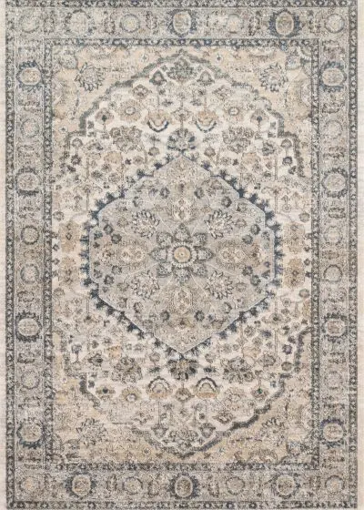 Teagan TEA-01 Natural/Lt. Grey Area Rug