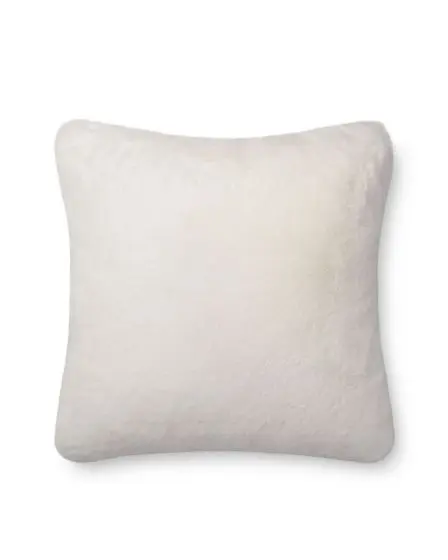 P0710 White 22"x22" Pillow
