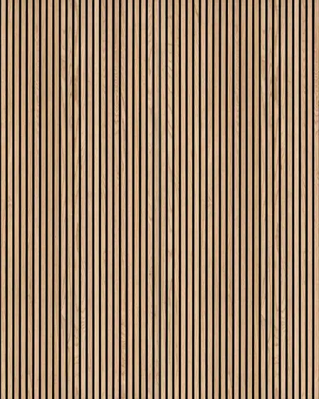 Acoustic Wood Slat Wall Panel Natural
