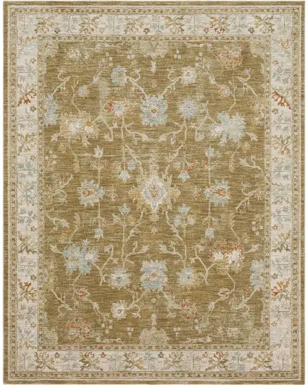 Adalia Iznik Brown Area Rug