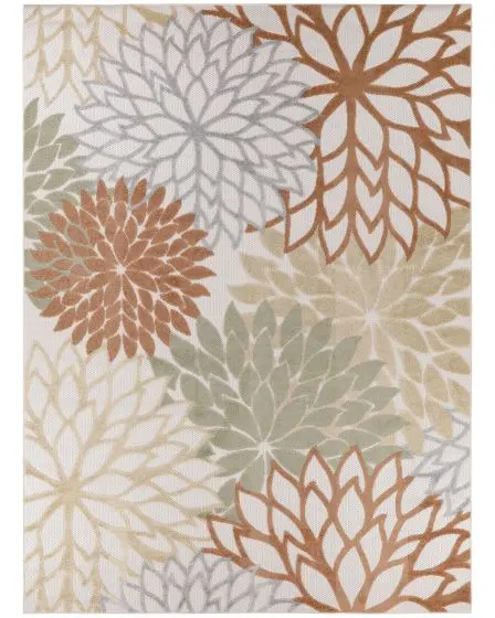 Aloha ALH05 Ivory Multicolor Area Rug
