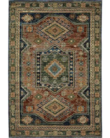 Andorra 2442a Blue/Multi Area Rug
