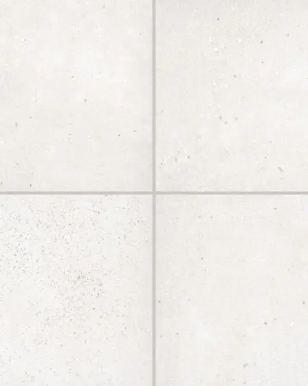 Area 51 White Matte Glazed Porcelain 24"x24" Pressed Field Tile