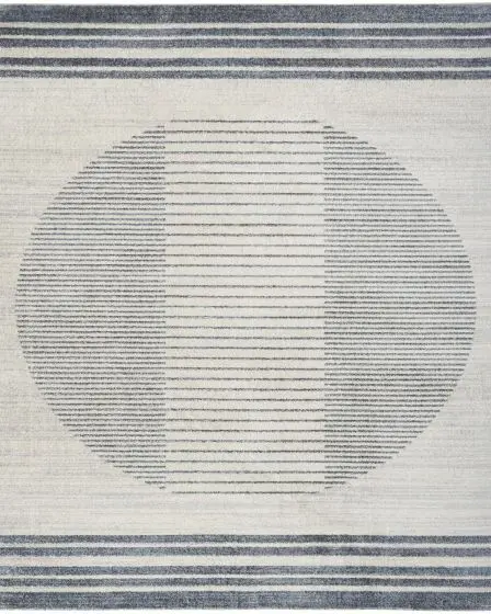 Astra Machine Washable ASW05 Ivory Blue Rug