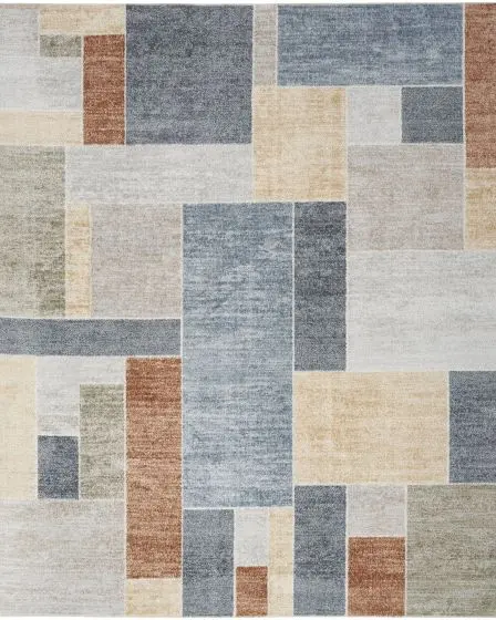 Astra Machine Washable ASW09 Multicolor Rug