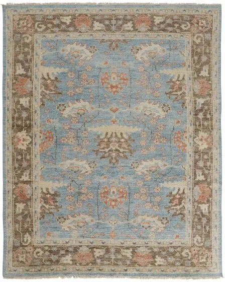 Beall 6710F Blue/Brown Area Rug
