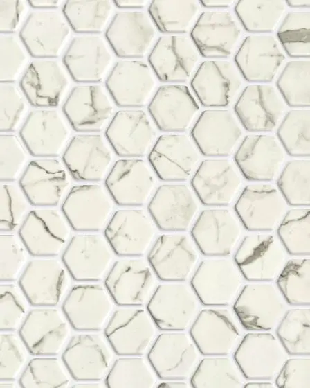 Bellevue Glass Statuario Glass Tile