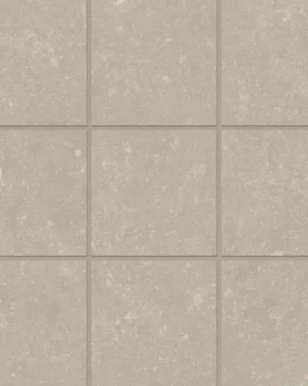 Bluerun Historic Greige Matte Glazed Porcelain 4"x4" Mosaic Tile