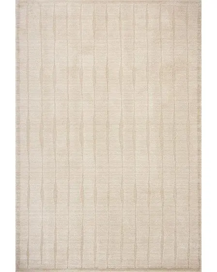 Calvin CLV-02 Ivory/Oatmeal 2'3"x3'10" Area Rug