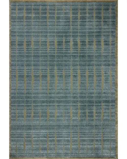 Calvin CLV-02 Ocean/Olive 2'3"x3'10" Area Rug
