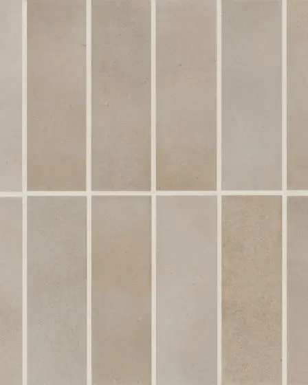 Celine Taupe Matte Glazed Porcelain 2"x6" Field Tile