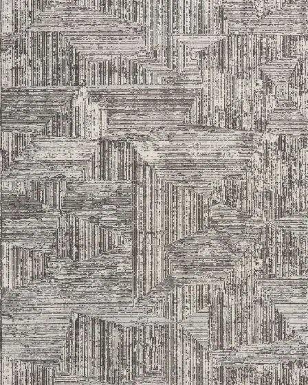 CK024 Irradiant IRR01 Cream Black Area Rug