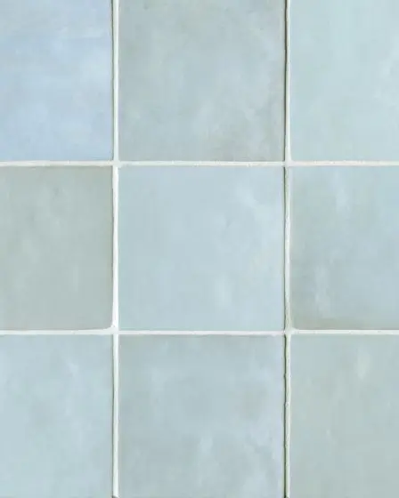 Cloe Baby Blue Glossy Glazed Ceramic 5"x5" Field Tile
