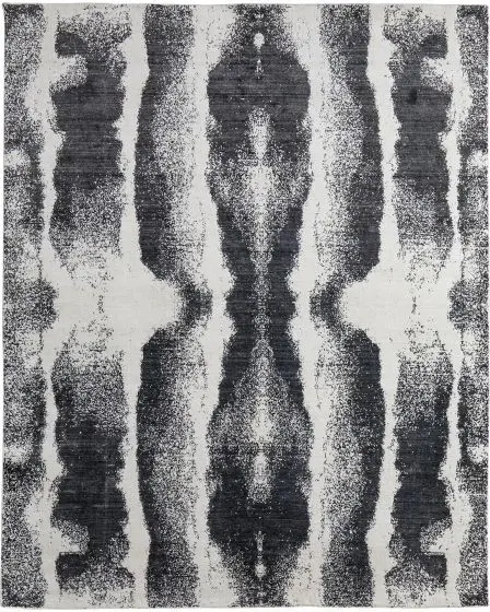 Coda 8930F Black/White Area Rug