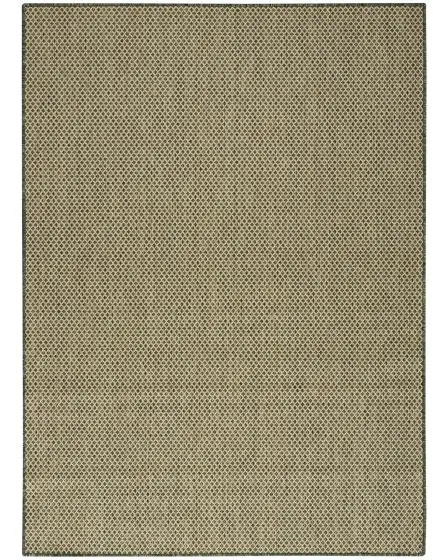 Courtyard COU01 Green Area Rug
