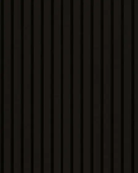Acoustic Wood Slat Wall Panel Ebony 9.5"x94.5"