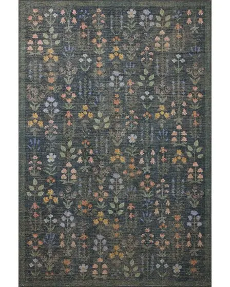 Edinburgh EDN-03 Navy/Multi Area Rug