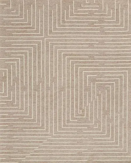 Fenner T8003 Taupe/Ivory Area Rug