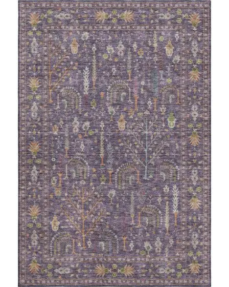 Hatay HY5 Eggplant Area Rug