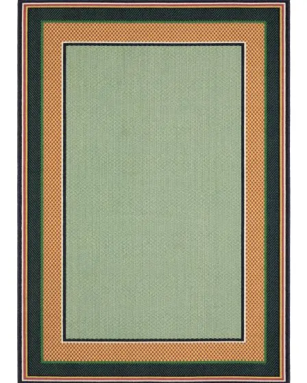 Havana HAV03 Green/Navy Area Rug