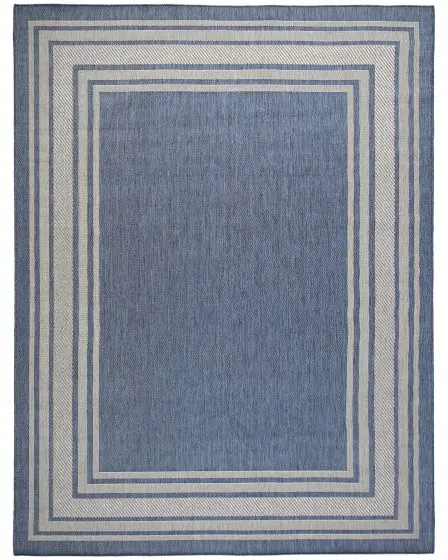 Horizon Indoor/Outdoor HOZ03 Denim 10'x14' Area Rug