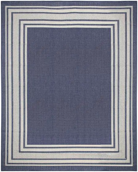 Horizon Indoor/Outdoor HOZ03 Navy 10'x14' Area Rug
