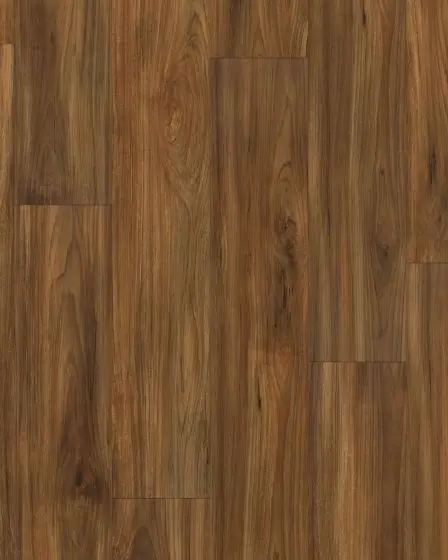 Impact Plus Burmese Teak 7"x48" Luxury Vinyl