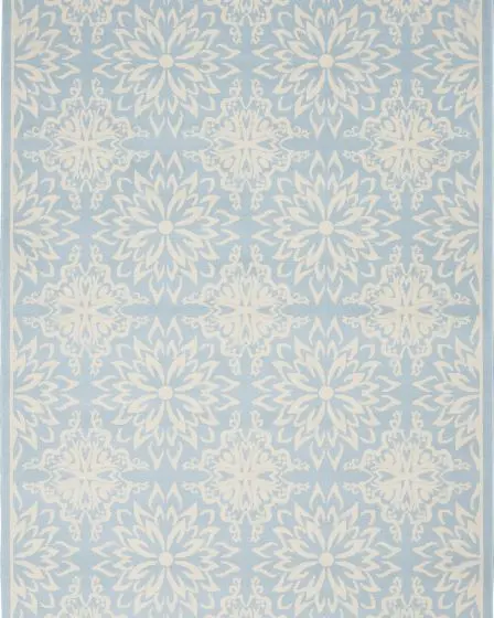 Jubilant JUB06 Ivory/Light Blue Area Rug