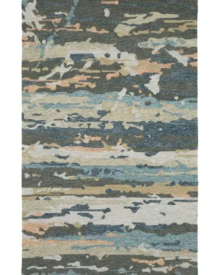 Kipton KIP01 Grey/Blue Area Rug