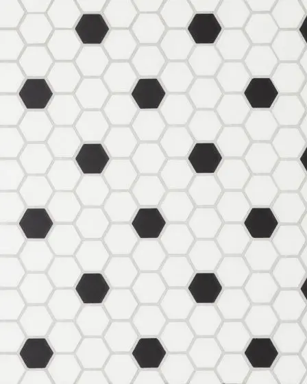 Le Cafe Design 3 Matte Glazed Porcelain 1"x1" Mosaic Deco Tile