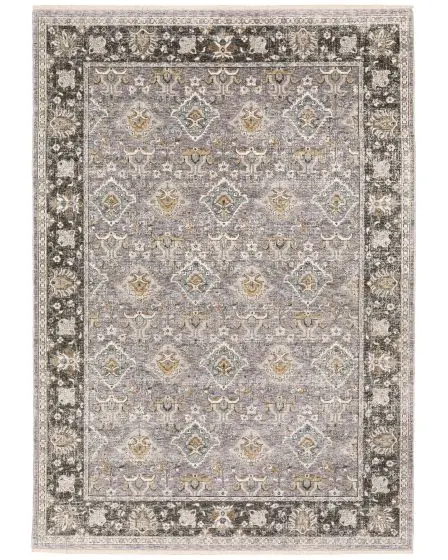 Maharaja 91e Grey Area Rug