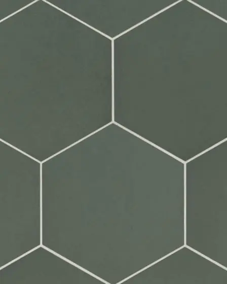Makoto Midori Green Matte Glazed Porcelain 10"x11.5" Tile