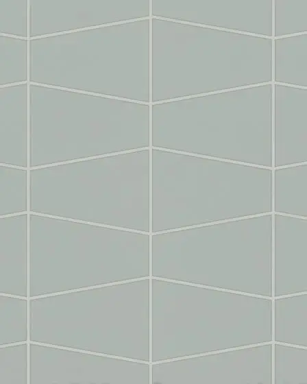 Marin Aloe Green Matte Porcelain Trapezoid Mosaic Tile