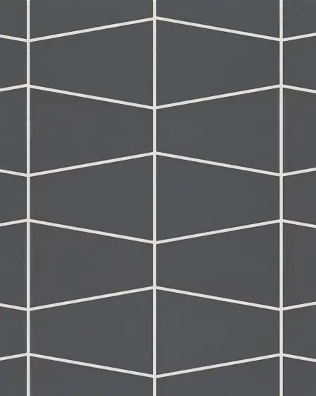 Marin Black Sea Matte Porcelain Trapezoid Mosaic Tile