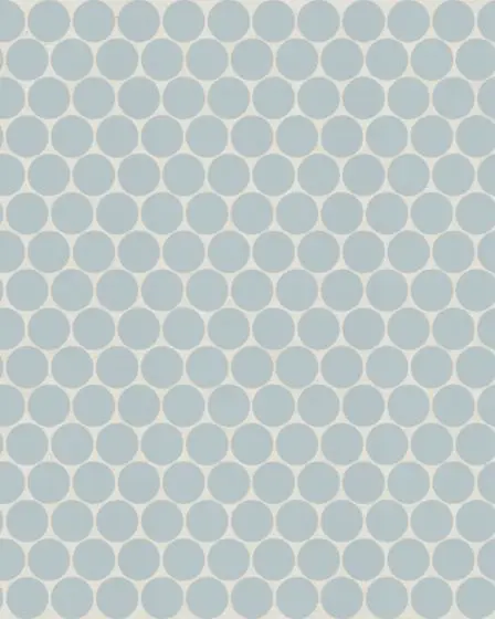 Marin Misty Blue Matte Porcelain 3/4" Penny Mosaic Tile