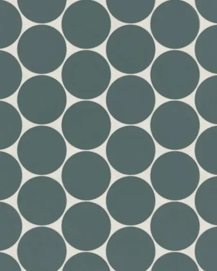 Marin Ocean Teal Matte Porcelain 2" Penny Mosaic Tile