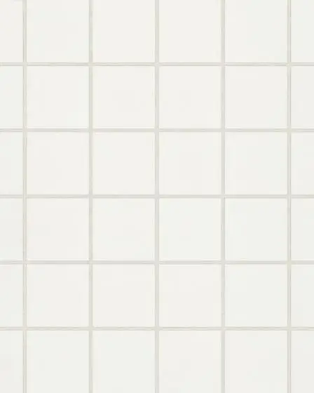 Marin Pearl White Matte Porcelain 2" Square Mosaic Tile