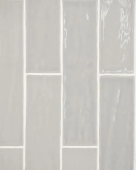 Marin Pebble Grey Glossy Glazed Ceramic 2.5"x10" Wall Tile