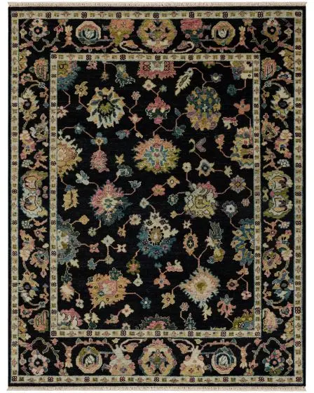 Percival Morgan Black 9'x12' Area Rug