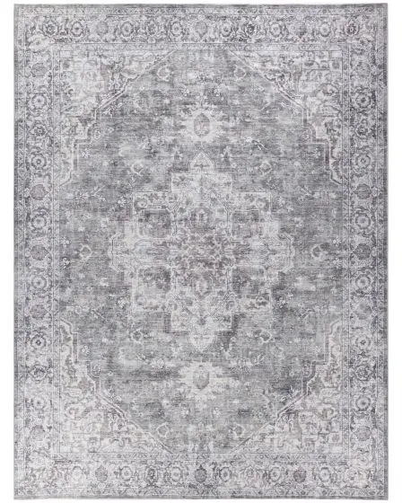 New Concept Washables SR101 Ivory Grey 10'x14' Area Rug