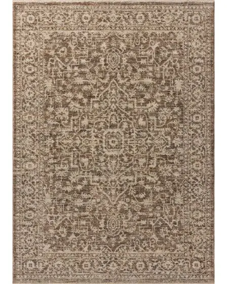 Newman NEW-02 Dark Taupe/Natural Area Rug
