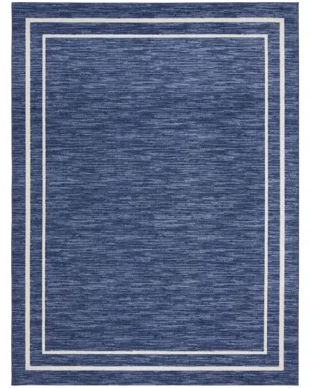 Nourison Essentials NRE02 Navy/Ivory Rug