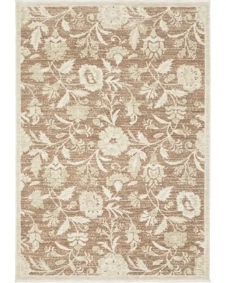 Caroline Crl08 Rust/Beige Area Rug