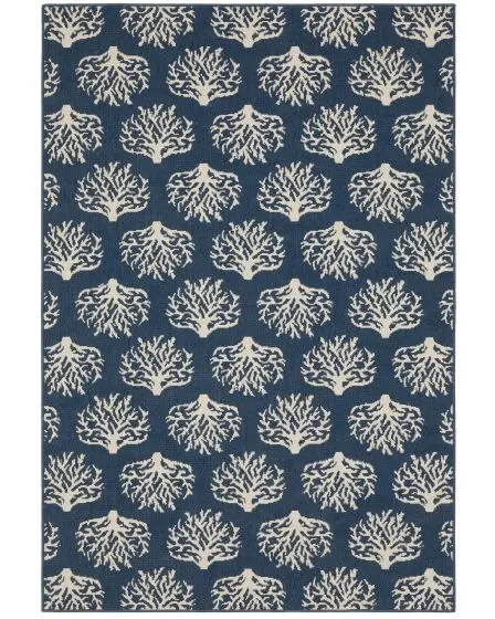 Meridian 7420A Blue/Ivory Area Rug