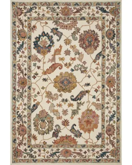 Padma PMA-01 White/Multi Area Rug