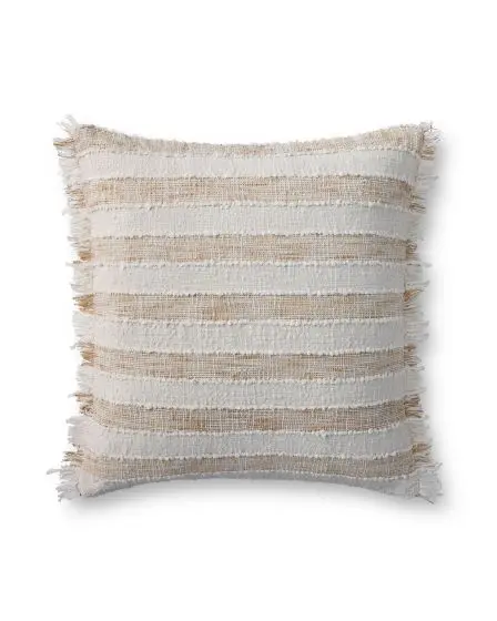 PLL0134 Beige/Ivory 22" Pillow