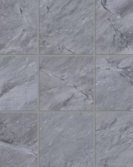 Prati Breccia Grey Honed Glazed Porcelain 4"x4" Mosaic Tile