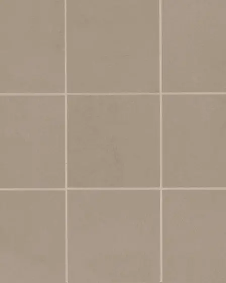 Sahara Taupe Matte Glazed Porcelain 4"x4" Square Mosaic Tile