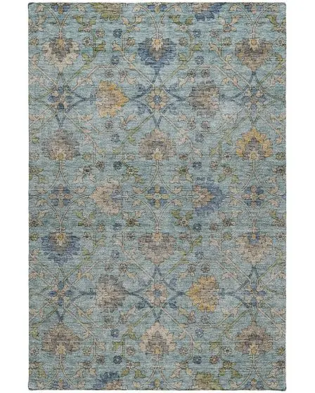 Silk Road SR1 Denim 10'x14' Area Rug