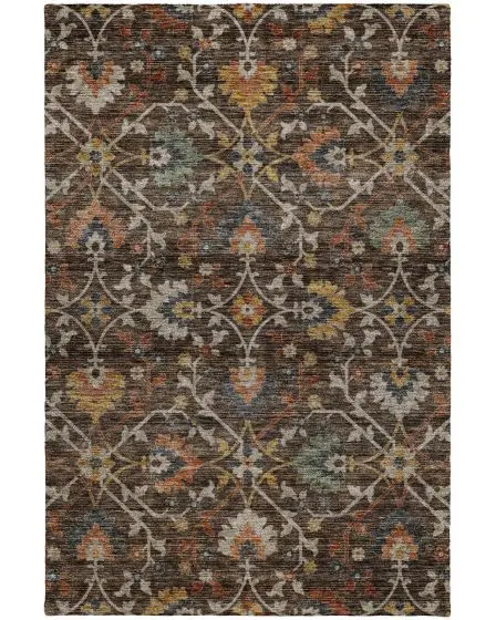 Silk Road SR4 Chocolate 10'x14' Area Rug